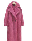 Long Winter Cashmere Lamb Winter Coat