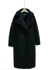 Long Winter Cashmere Lamb Winter Coat