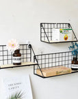 Nordic Wooden Wall Hanging Shelves