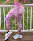 Seamless Tie Dye Leggings