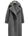 Long Winter Cashmere Lamb Winter Coat