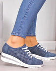 Breathable Platform Sneakers