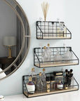 Nordic Wooden Wall Hanging Shelves