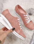 Breathable Platform Sneakers