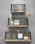 Nordic Wooden Wall Hanging Shelves