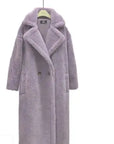 Long Winter Cashmere Lamb Winter Coat