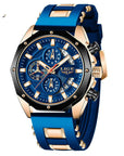 Luxury Silicone Sport Chronograph Watch