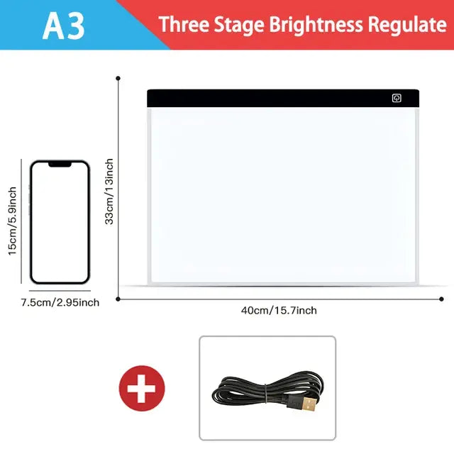 Dimmable LED Drawing Pad: Creative Kids&#39; Gift