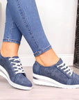 Breathable Platform Sneakers