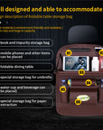 Car Back Seat Organizer