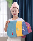 Microfiber Shower Cap Towel For Women