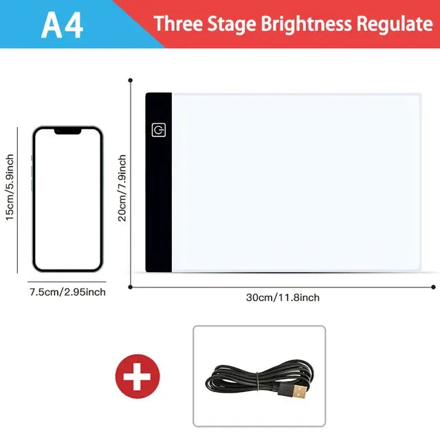 Dimmable LED Drawing Pad: Creative Kids&#39; Gift