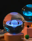 Crystal Night Ball with Base