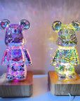 3D Bear Firework Light Lamp