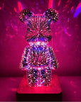 3D Bear Firework Light Lamp