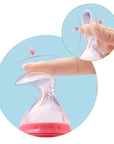 Baby Silicone Squeezing Feeding Bottle